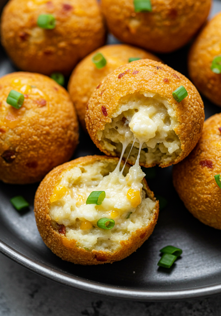 Loaded Mashed Potato Balls