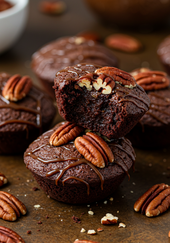 Pecan Pie Brownie Bombs