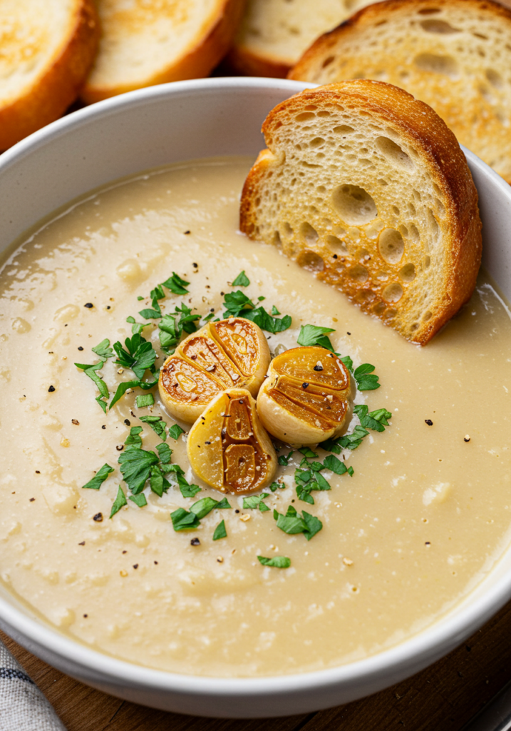 Country French Garlic Soup