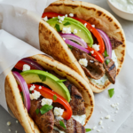 Lamb Gyros with Tzatziki Sauce