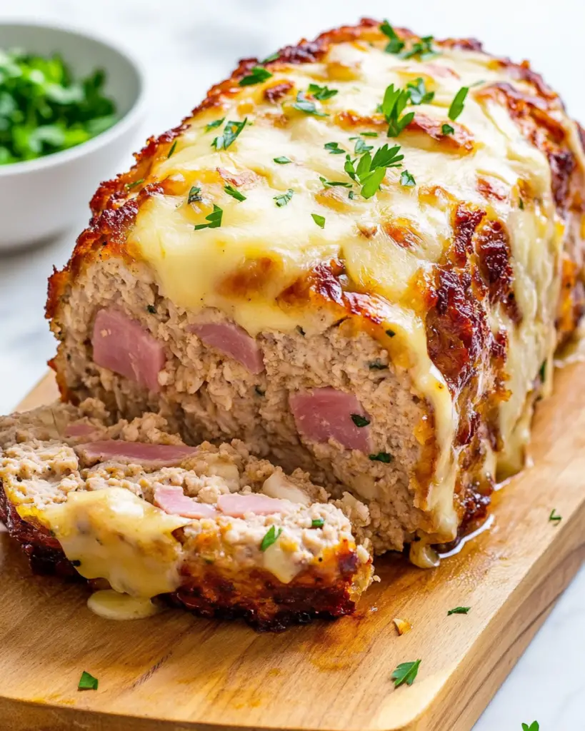 Chicken Cordon Bleu Meatloaf
