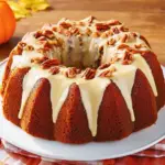 Pumpkin Bundt Cake with Cream Cheese Glaze
