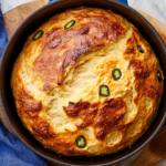 Homemade Jalapeño Cheddar Dutch Oven Bread