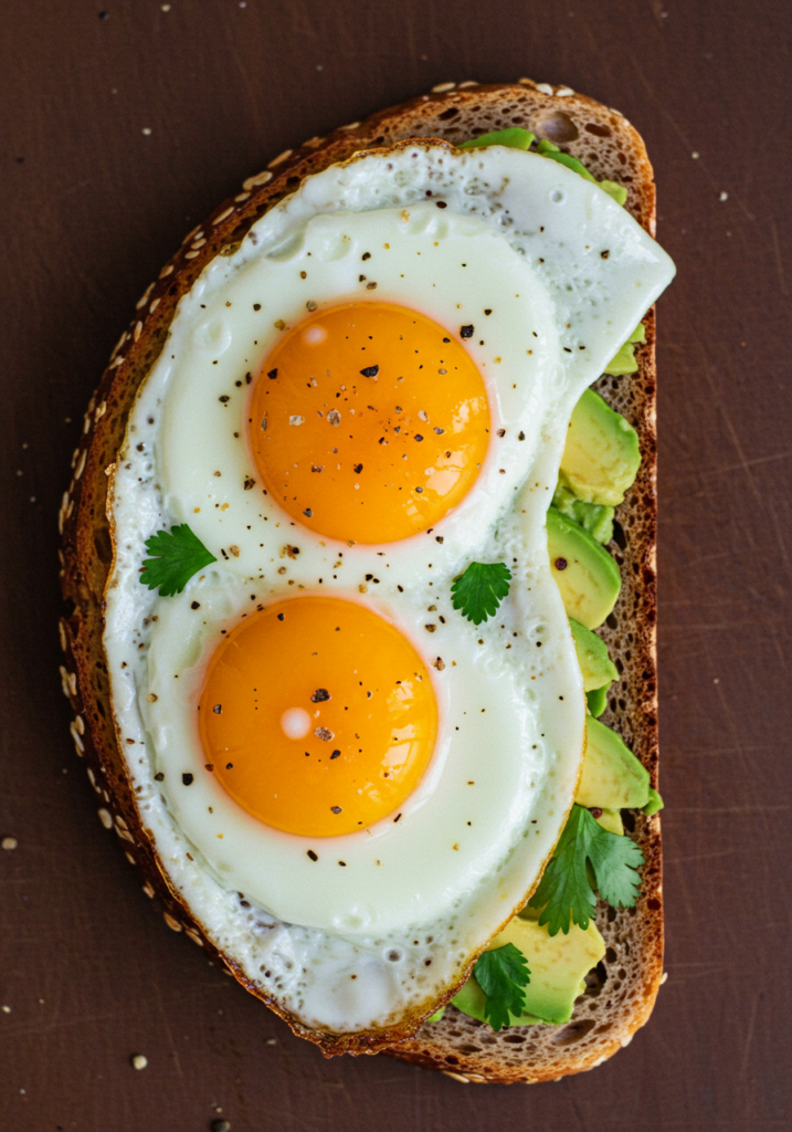 California-Style Fried Egg Avocado Toast