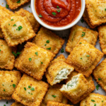 Fried Ravioli with Marinara Dipping Sauce