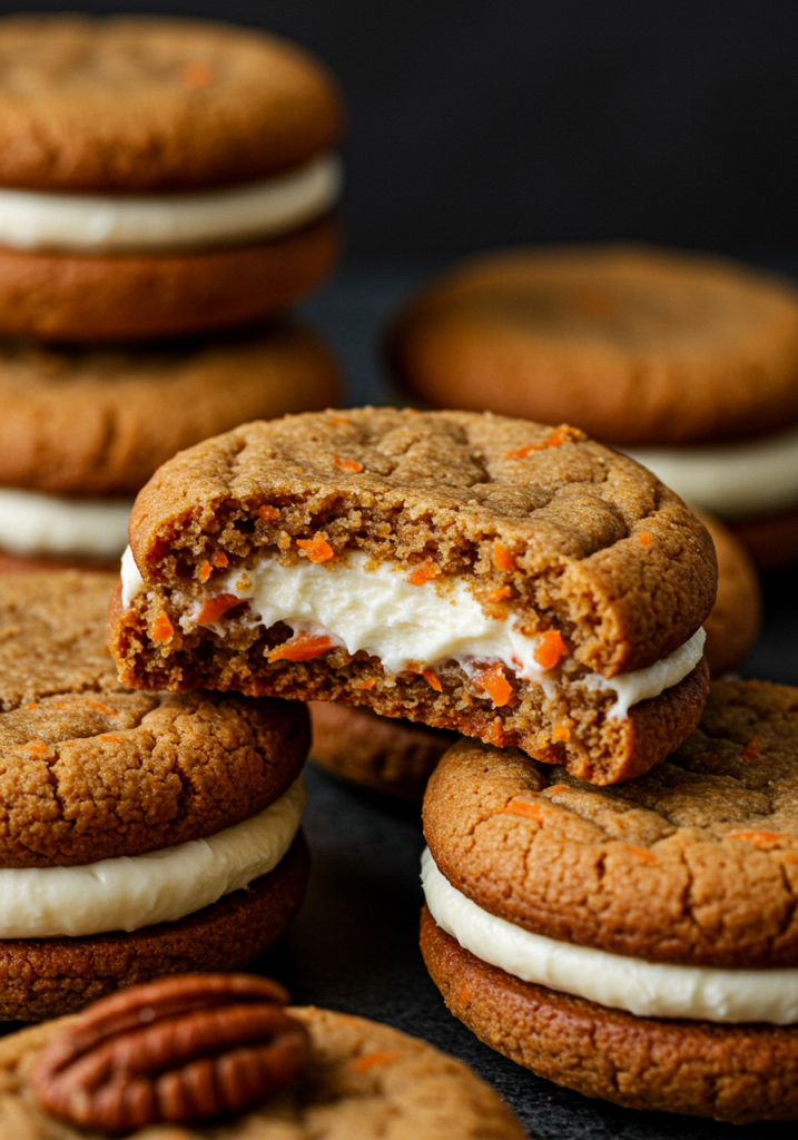 Carrot Cake Cheesecake Cookies