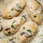 Creamy Smothered Chicken and Rice