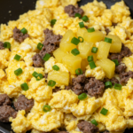 Fluffy Hawaiian Scrambled Eggs