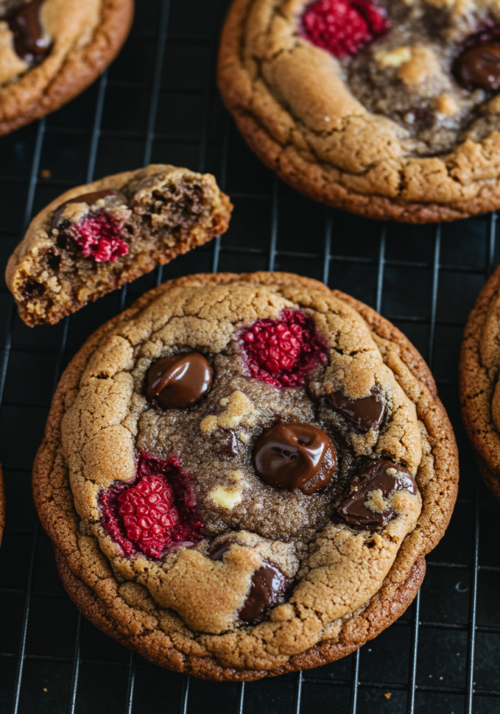 Raspberry Chocolate Chip Cookies