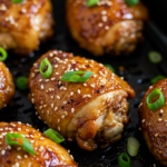 Air Fryer Korean Soy Garlic Chicken Thighs