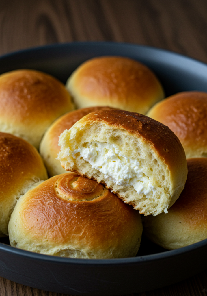 Quick Cottage Cheese Rolls