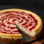 Strawberry Swirl Cheesecake