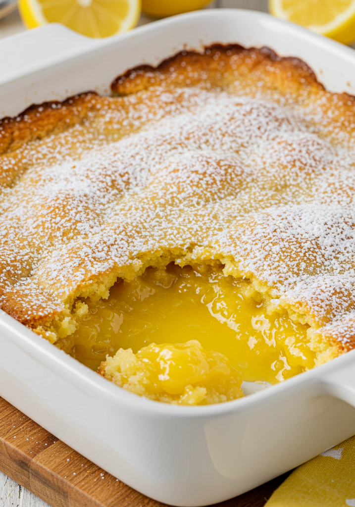 Magic Lemon Cobbler