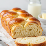 Tender Braided Brioche Bread