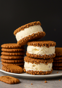 Biscoff Ice Cream Sandwiches