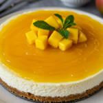 No-Bake Mango Cheesecake