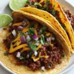 Garlic Butter Honey BBQ Beef Tacos
