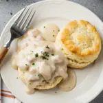 Turkey Gravy and Biscuits