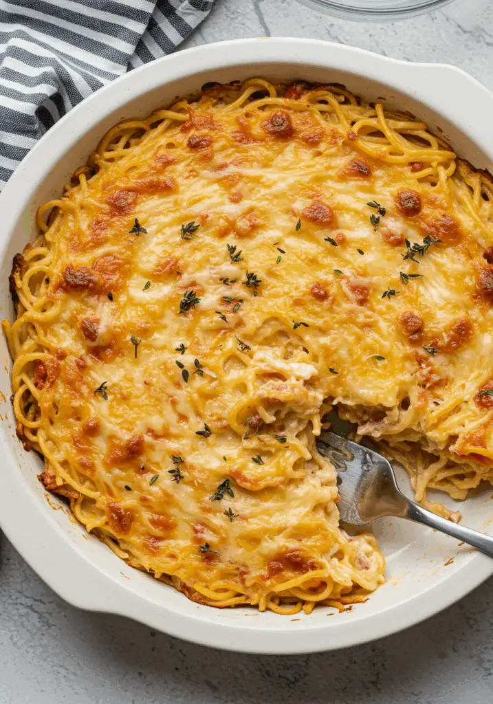 Easy Spaghetti Pie