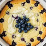 Fluffy Cottage Cheese Blueberry Cloud Bread