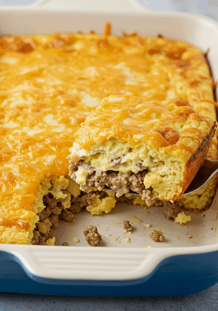 Turkey Sausage Cream Cheese Casserole