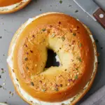 Cream Cheese Stuffed Garlic Bagel