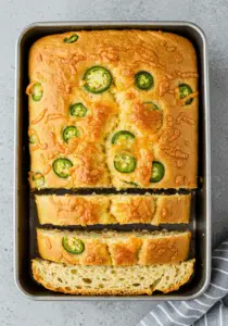 Garlic Herb Jalapeño Cheddar Bread