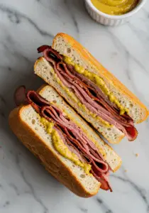 Montreal Smoked Meat Sandwich