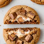 Gooey Reese’s Cheesecake Cookies