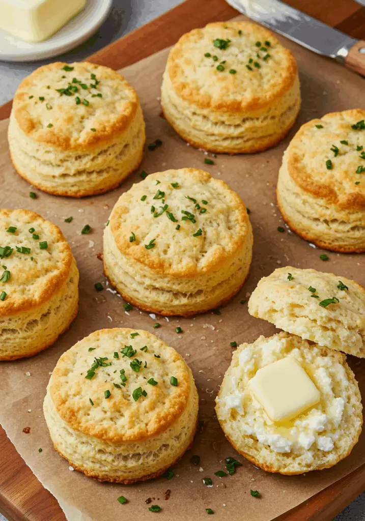 Herbed Cottage Cheese Biscuits