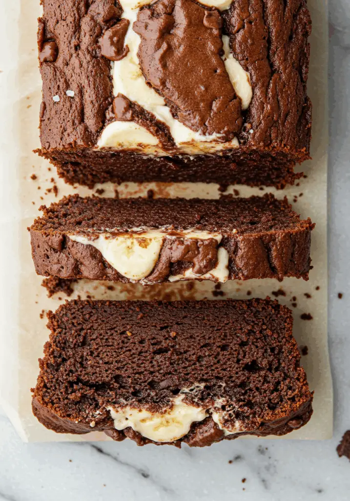 Hot Fudge Brownie Bread