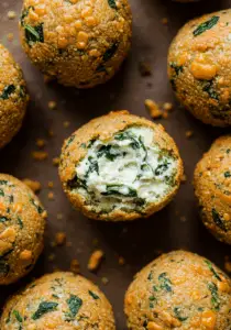 Fried Spinach & Artichoke Dip Balls