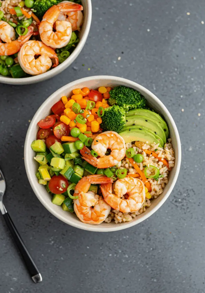 Tropical Shrimp Rice Bowl