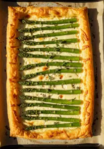 Asparagus Puff Pastry Tarts