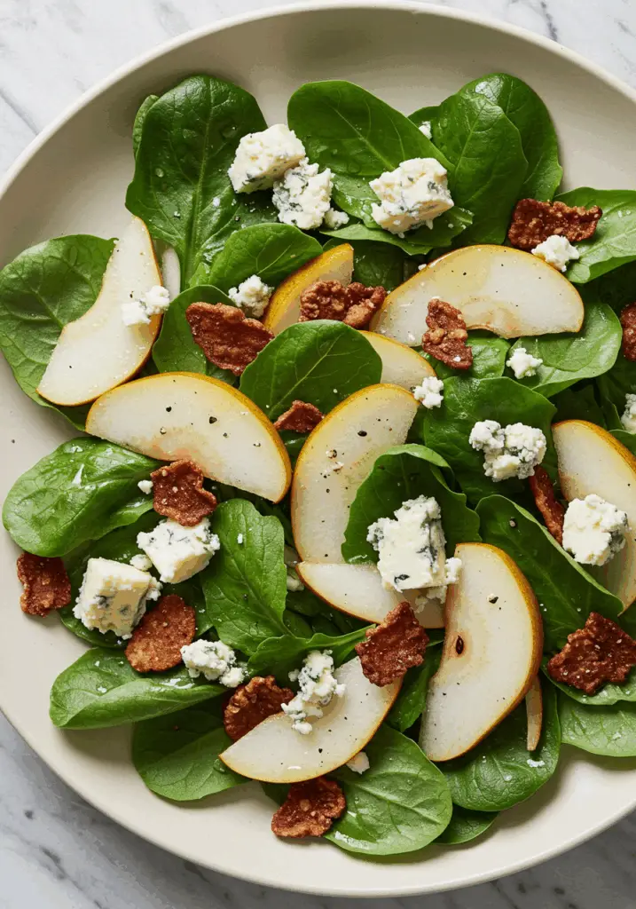 Barefoot Contessa Pear and Blue Cheese Salad