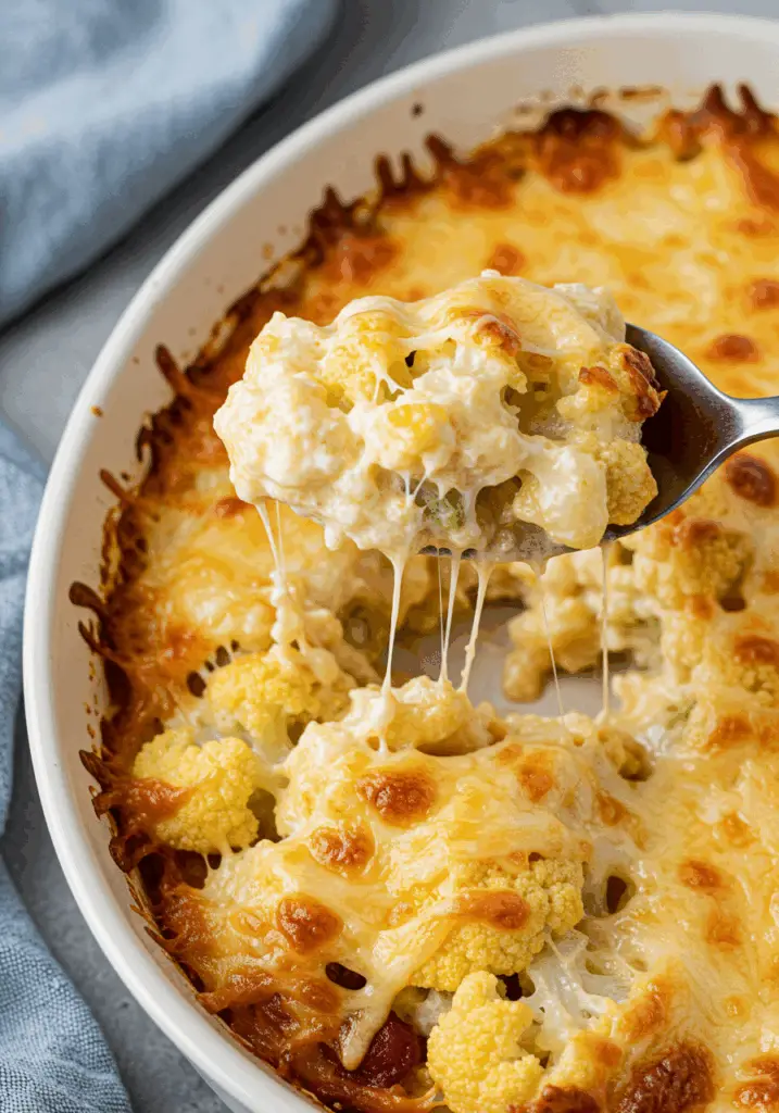 Queso Cauliflower Bake