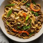 Sticky Beef Noodles