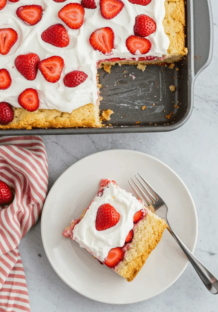 Slab Strawberry Shortcake