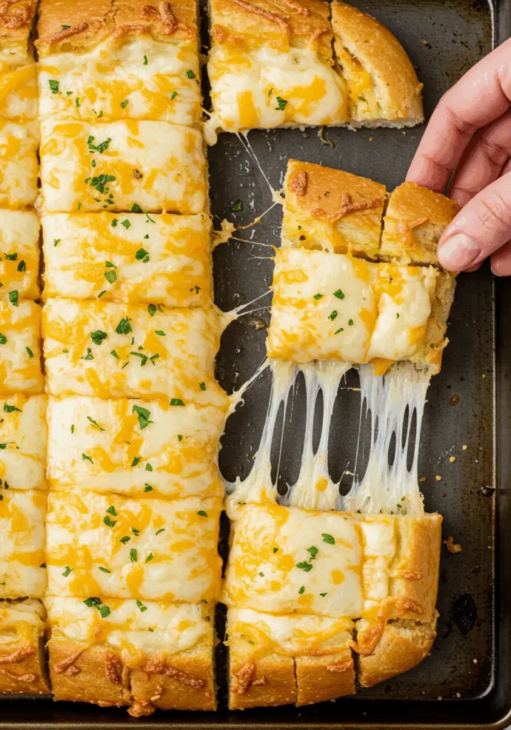 Cheesy Pull-Apart Garlic Bread