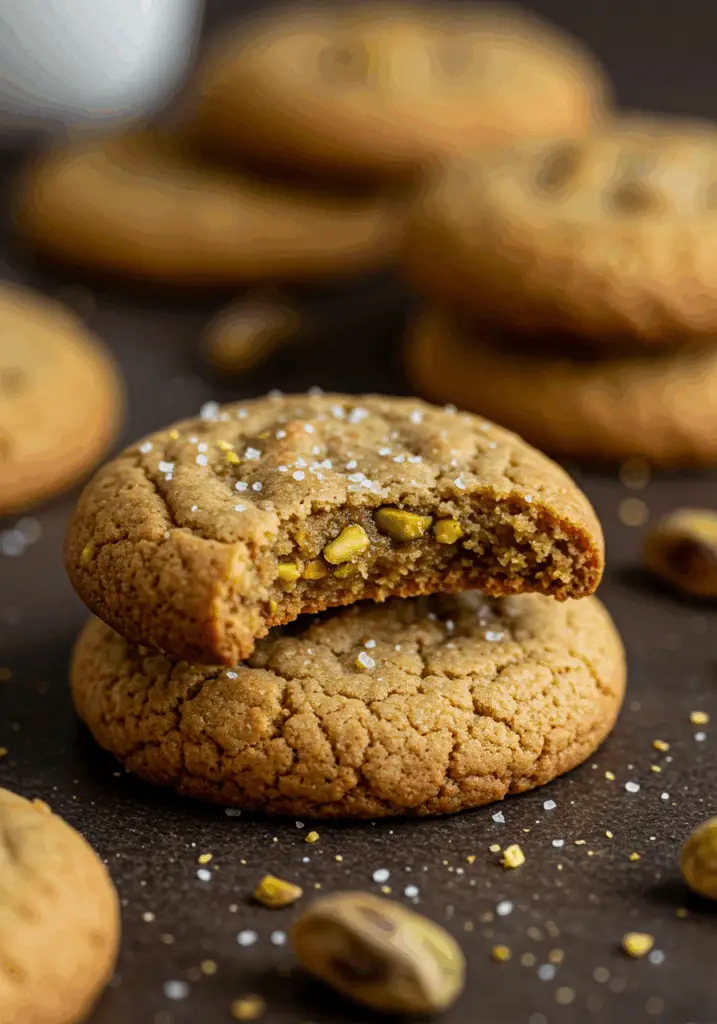 Salted Honey Pistachio Cookies