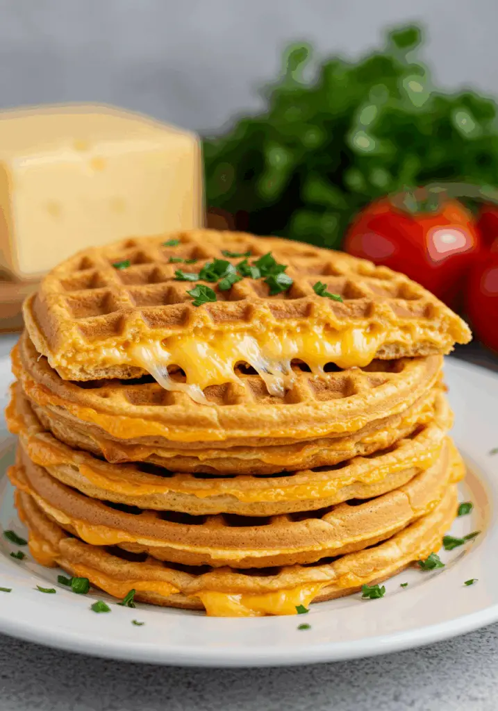 Low Carb Egg & Cheese Chaffle
