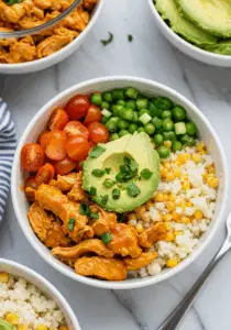 Easy Buffalo Chicken Bowls