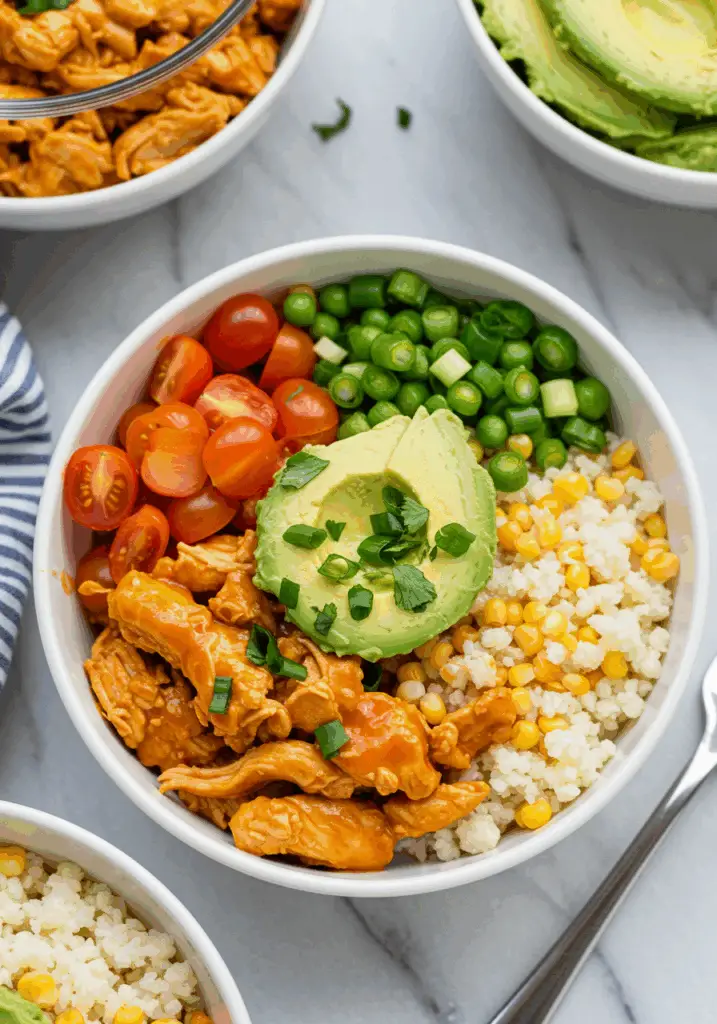 Easy Buffalo Chicken Bowls