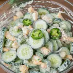 Jalapeno Popper Cucumber Salad