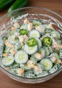 Jalapeno Popper Cucumber Salad