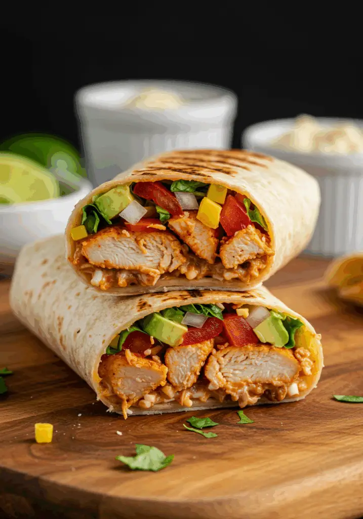 Chipotle Ranch Grilled Chicken Burrito