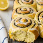 Fluffy Lemon Poppy Seed Sweet Rolls