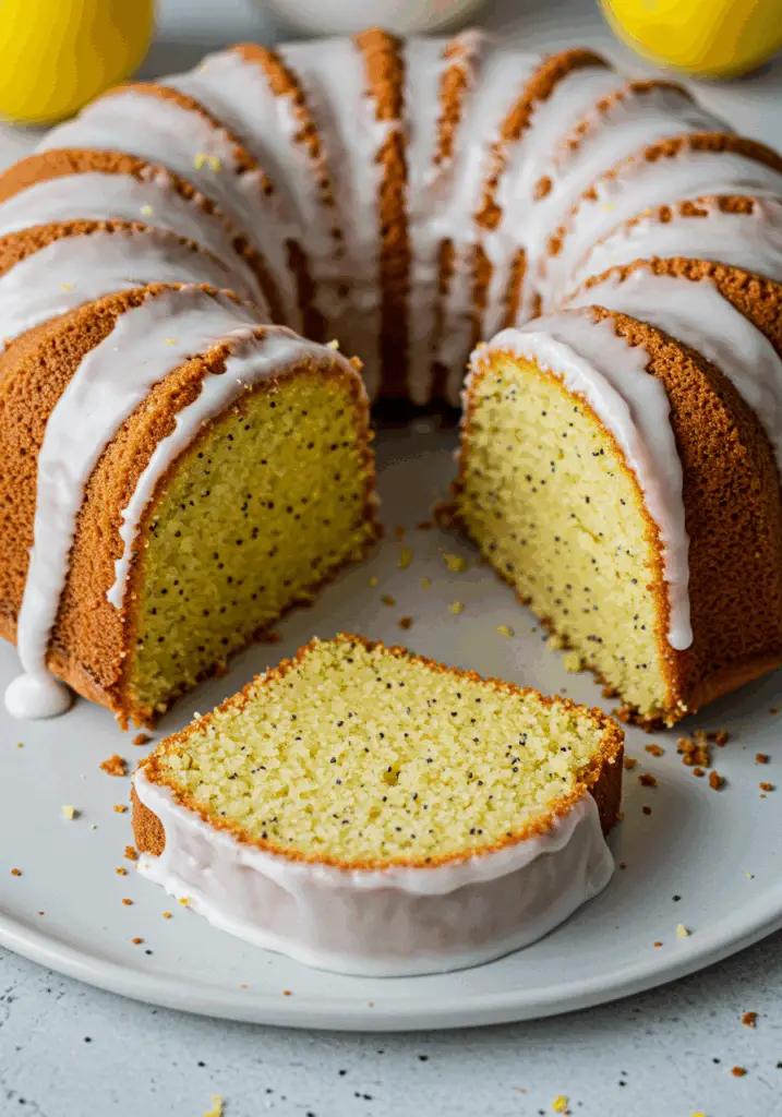 Moist Lemon Poppy Seed Cake