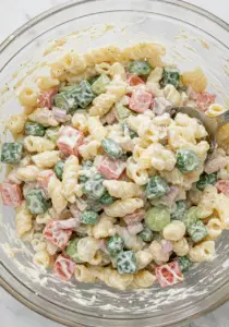 Healthy Creamy Pasta Salad