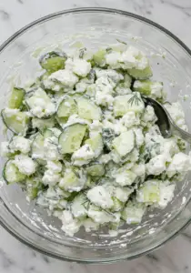 Cottage Cheese and Cucumber Salad
